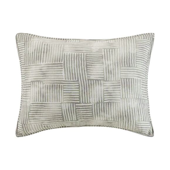 Ayesha Curry Stripe Square 3-Piece Quilt Set, Full/Queen, Green New - Picture 5 of 10